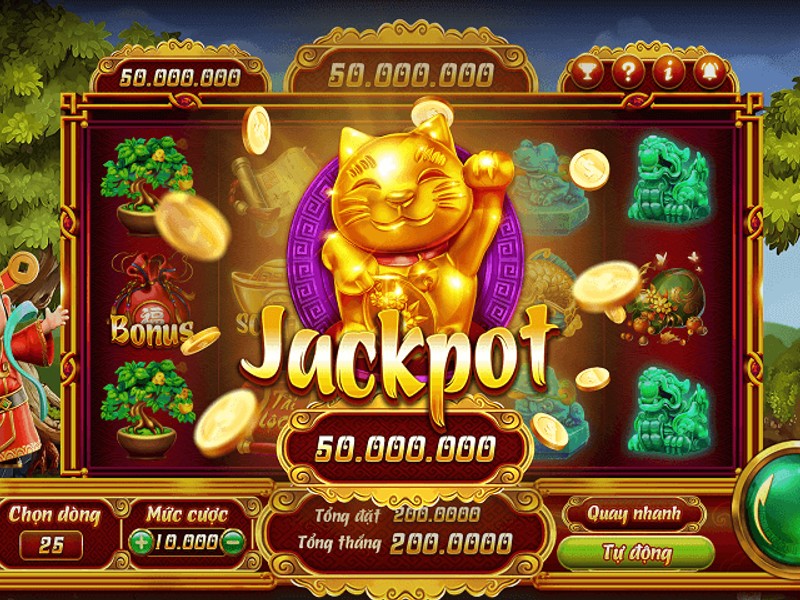 Trò chơi Slot game Điện tử với biểu tượng Jackpot